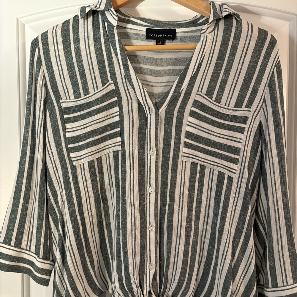 Fortune + Ivy Striped Top